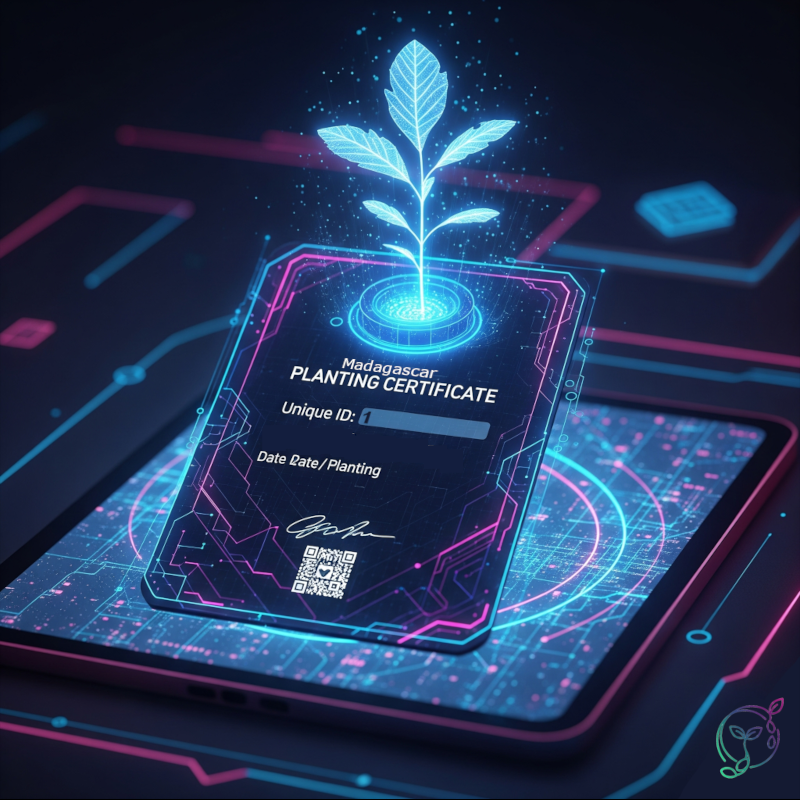 NFT planting certificate Madagascar